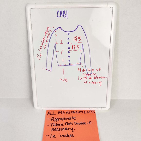 CABI Cardigan Sweater Daffodil Yellow Small - Picture 9 of 11